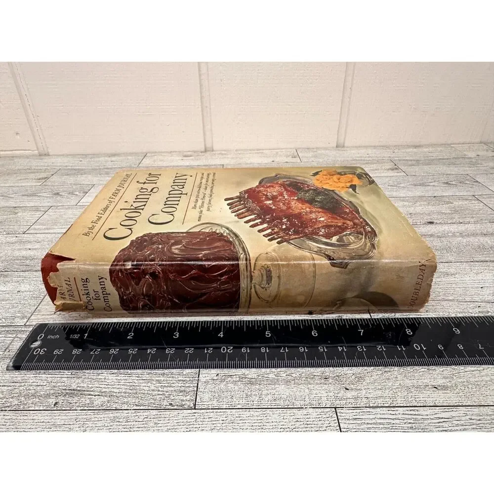 Vintage 1968 Farm Journal's Cooking for Company Cookbook Recipes HCDJ